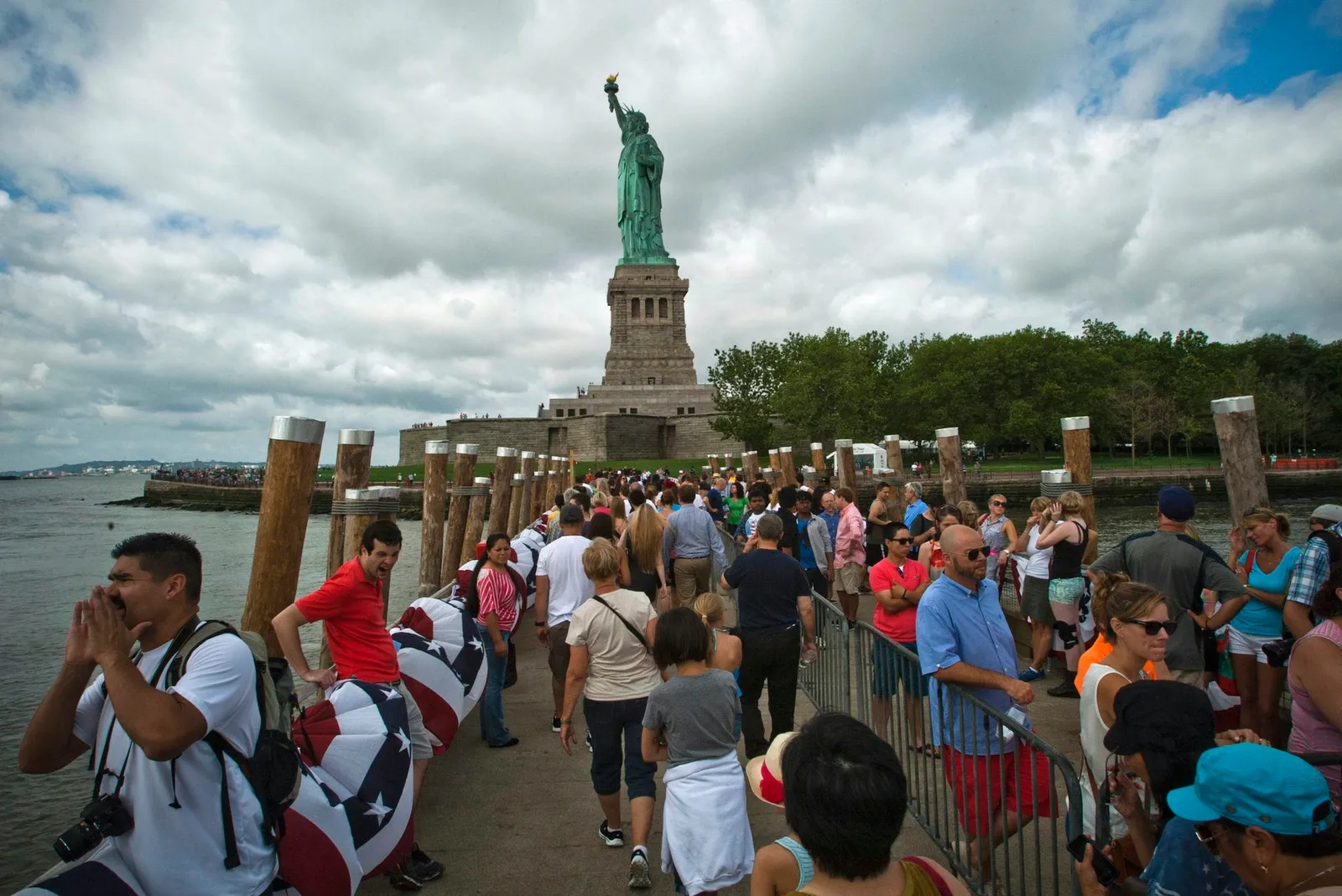 Statue Of Liberty Re-Opens To The Public For First Time Since Hurricane Sandy