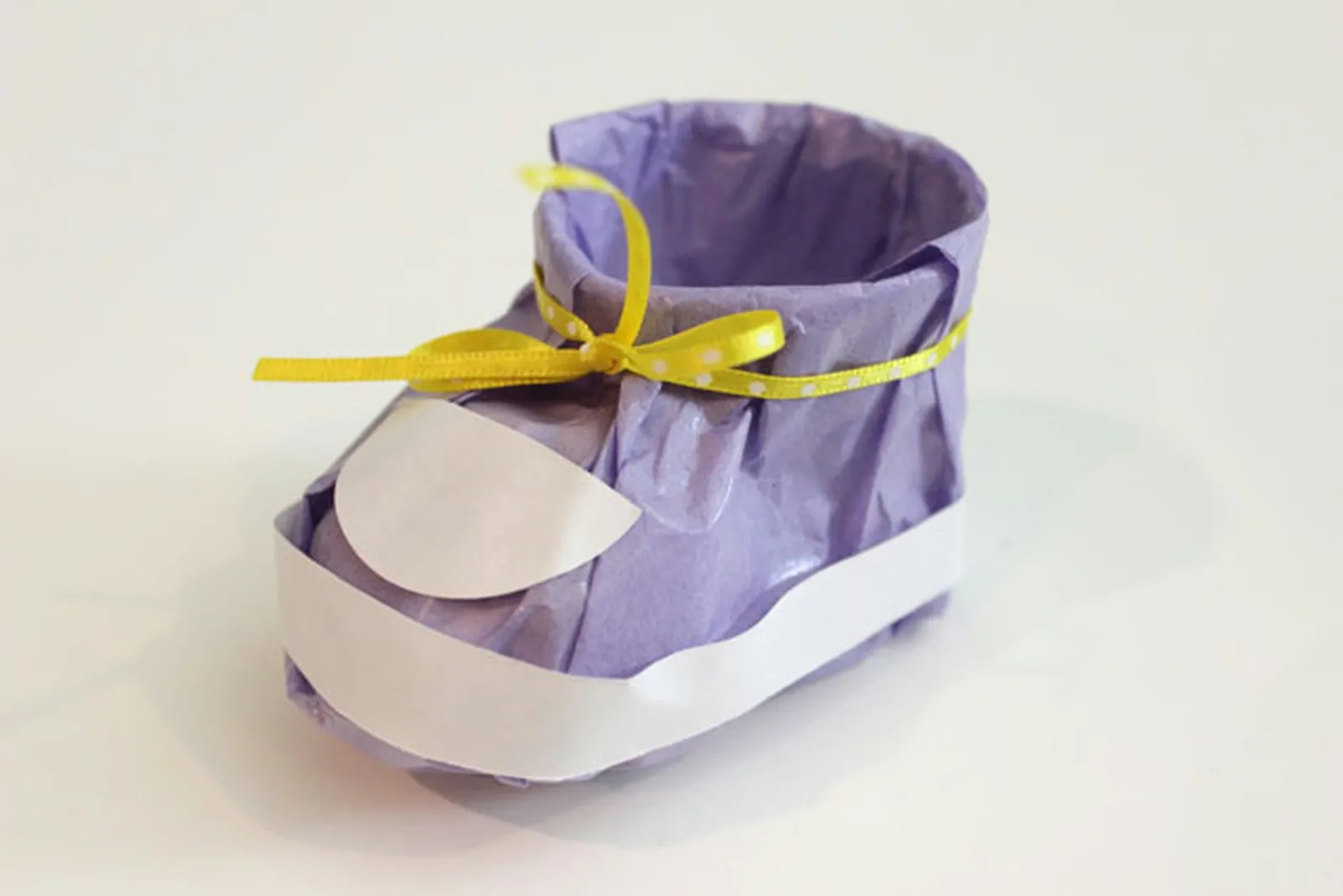 The bootie is ready to be filled with candy.