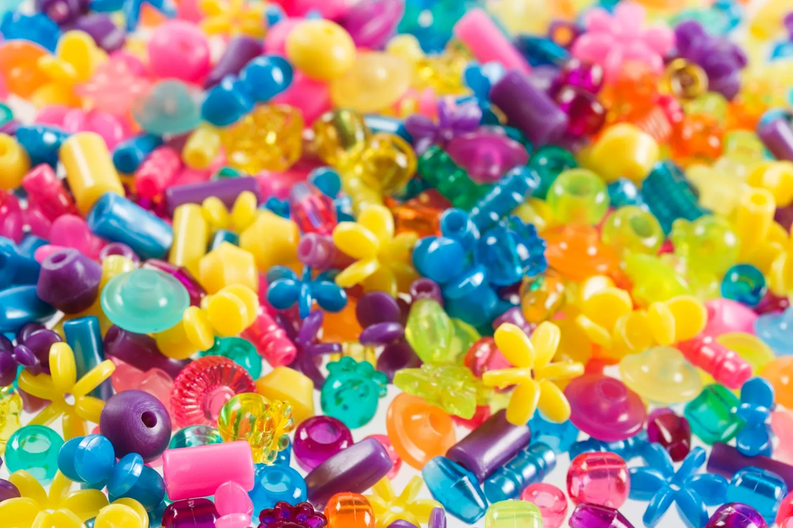 Plastic beads