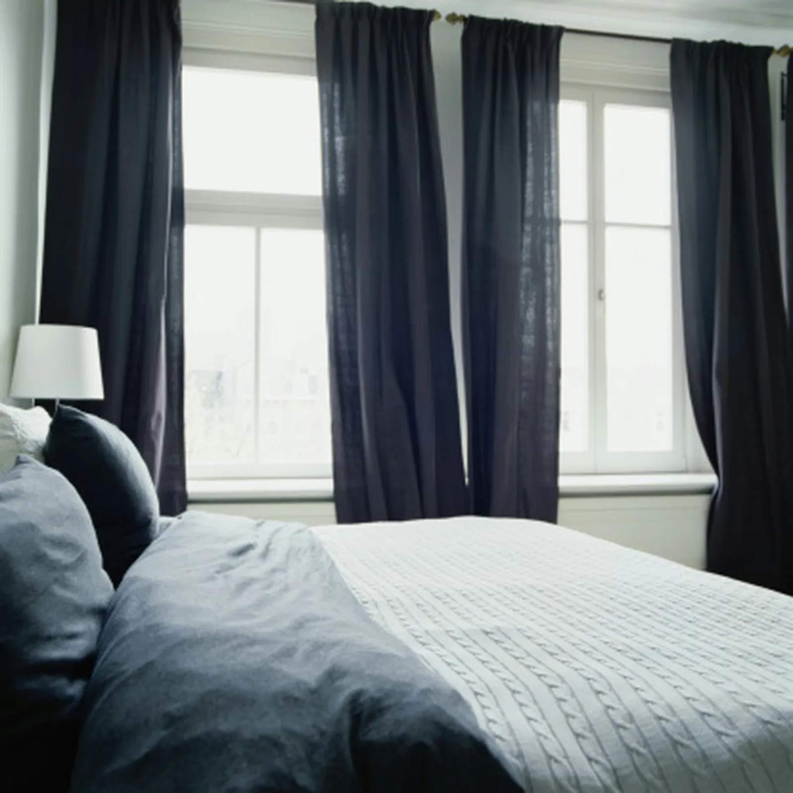 Reinforcing Curtain Rods with Support Hardware